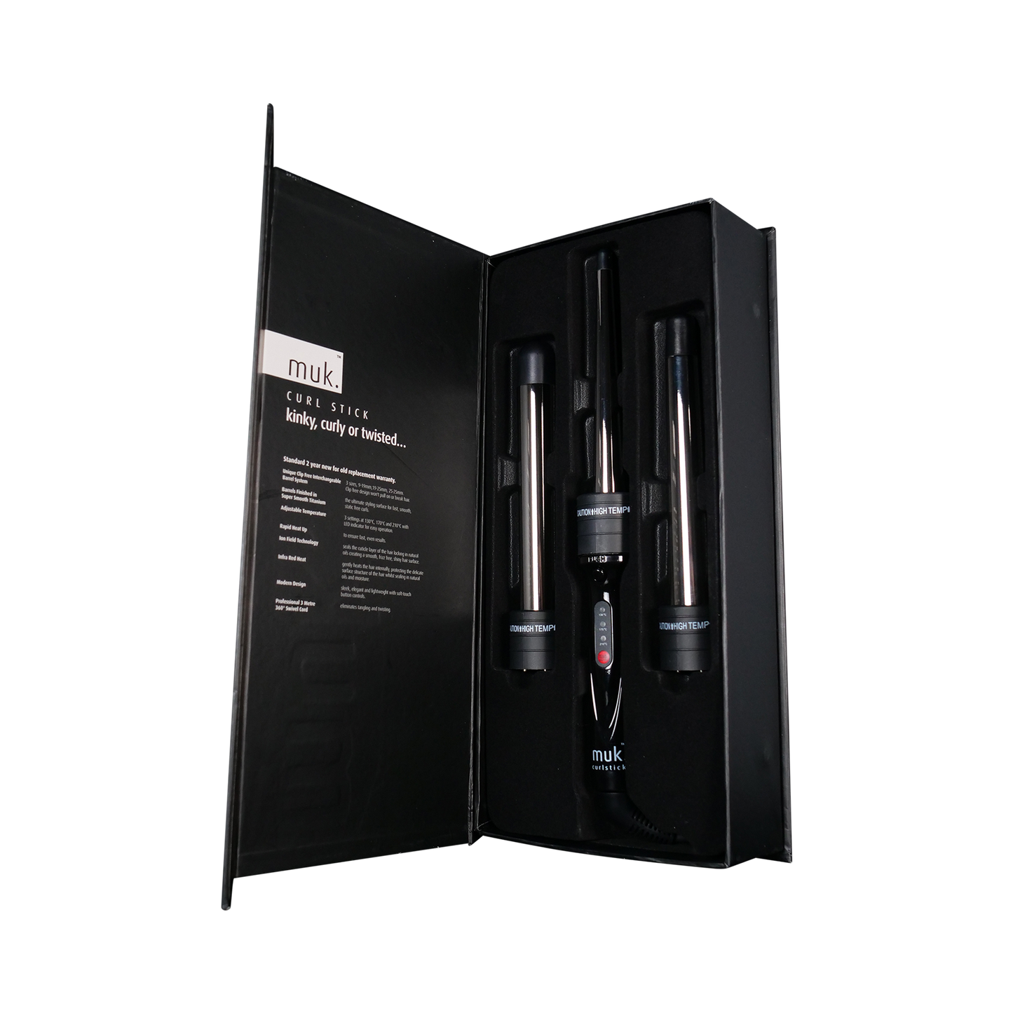 Curl Stick  w/ 3 Attachments