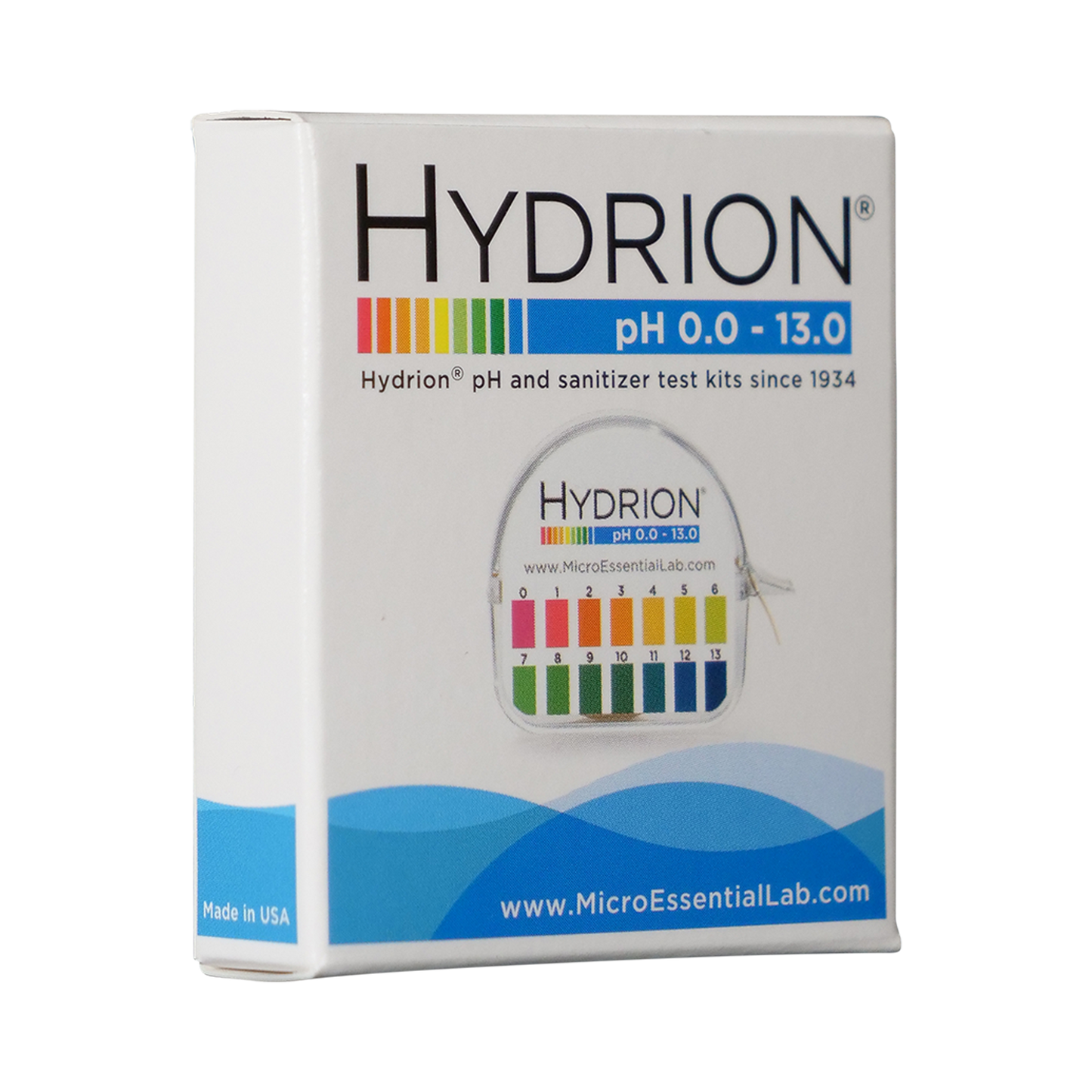 pH Test Kit Dispenser w/ Paper Strips
